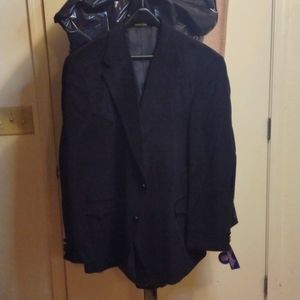 Circle S Corduroy Western Sport's Blazer - Black - Men's Blazer - 52 (inch) Long